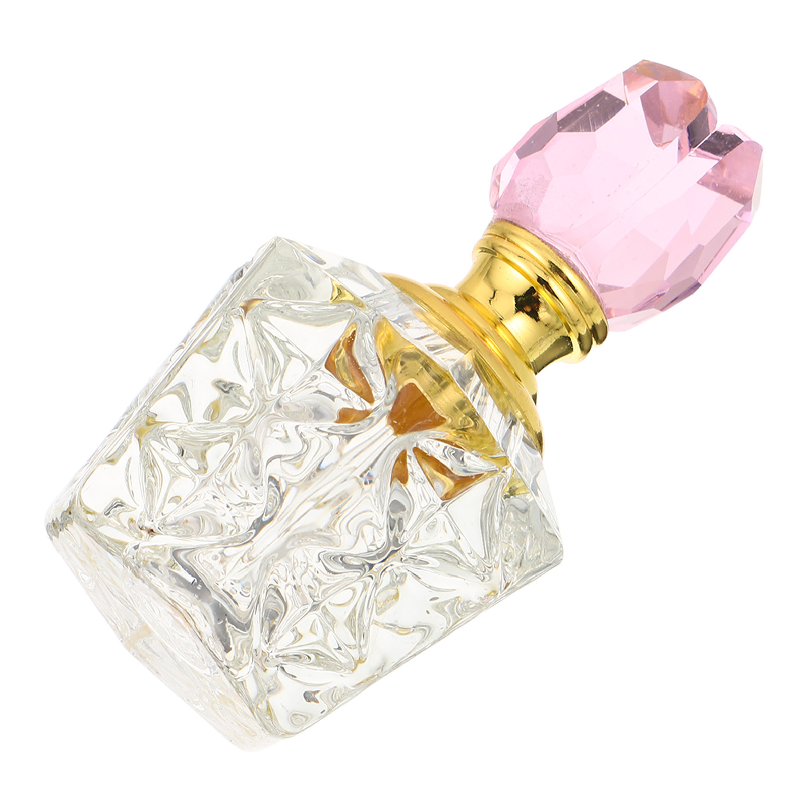 Perfume Fragrance Rose - Boş Kristal Parfüm Şişesi, Doldurulabilir Yapay
