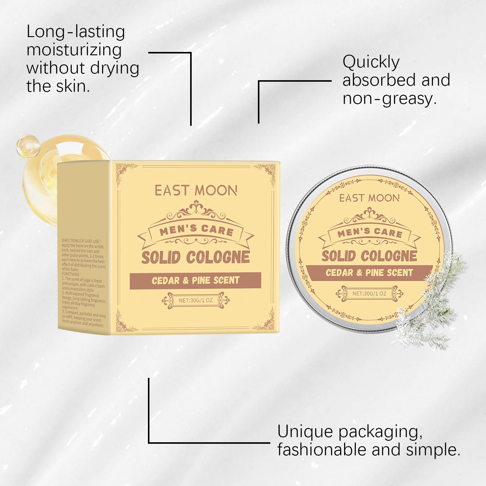 Doğu Ayı 30g Sedir Ağacı Katı  - Cologne Solid Balm incelemesi ve fiyatı
